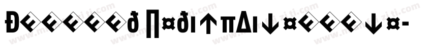 DINCond MediumAiternate字体转换